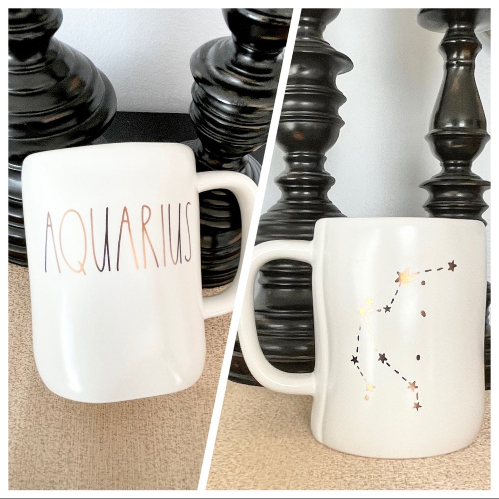 🆕Rae Dunn AQUARIUS Zodiac Ceramic Mug